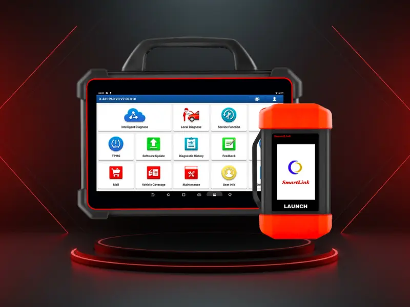 Scanner Automotivo X431 PAD VII V1.0 com Adaptador